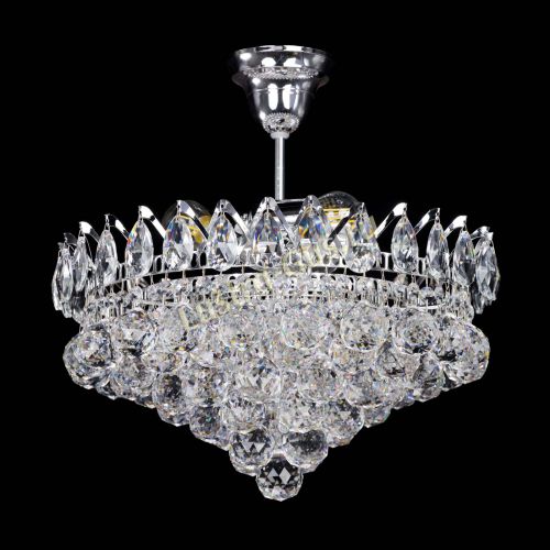 Люстра Корона Капель шар 3 лампы в Химках Гусь Хрустальный
