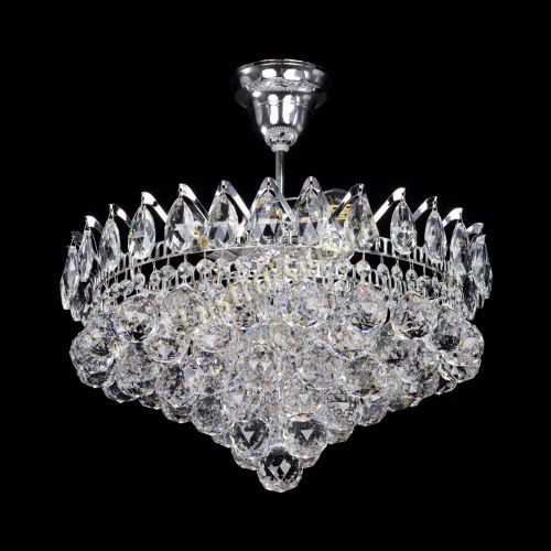 Люстра Корона Капель шар 3 лампы в Химках Гусь Хрустальный