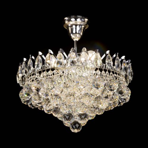 Люстра Корона Капель шар 3 лампы в Химках Гусь Хрустальный