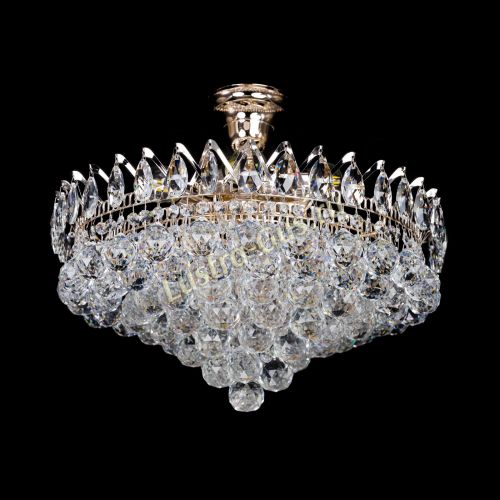 Люстра Корона Капель шар 5 ламп в Химках Гусь Хрустальный