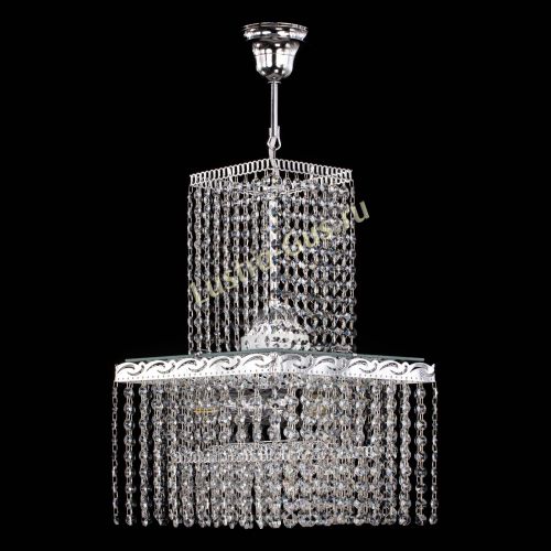 Люстра Квадрат №3 с подвесом в Химках Гусь Хрустальный