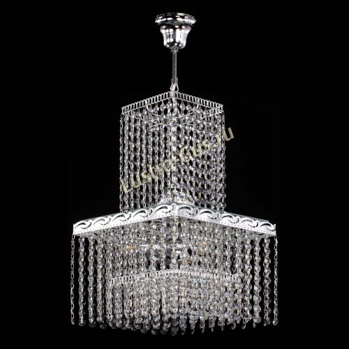 Люстра Квадрат №3 с подвесом в Химках Гусь Хрустальный