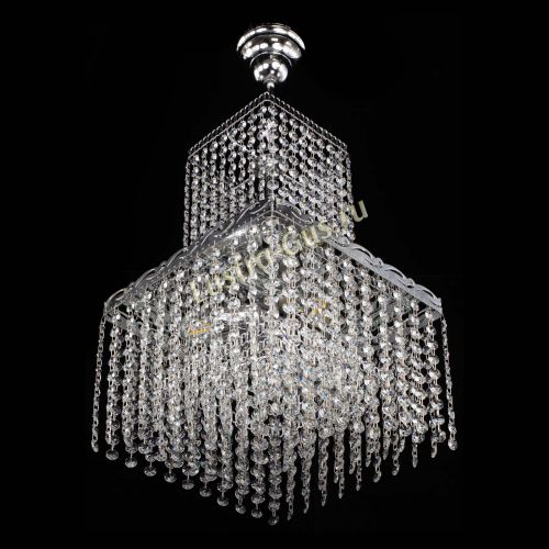 Люстра Квадрат №3 с подвесом в Химках Гусь Хрустальный