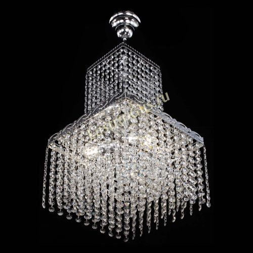 Люстра Квадрат №3 с подвесом в Химках Гусь Хрустальный