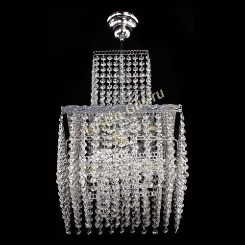 Люстра Квадрат №3 с подвесом в Химках Гусь Хрустальный