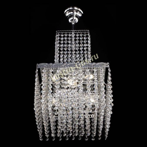 Люстра Квадрат №3 с подвесом в Химках Гусь Хрустальный