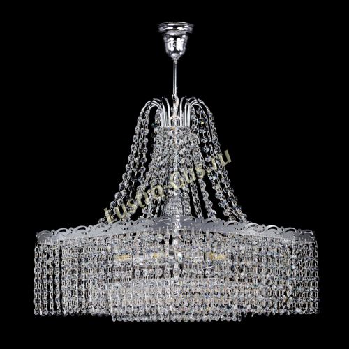 Люстра Квадрат Оптикон с подвесом в Химках Гусь Хрустальный