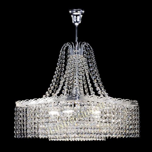 Люстра Квадрат Оптикон с подвесом в Химках Гусь Хрустальный