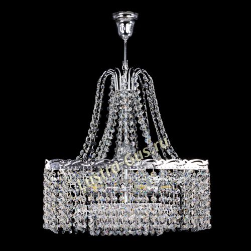 Люстра Квадрат Оптикон с подвесом в Химках Гусь Хрустальный