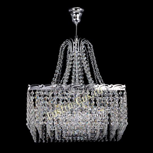 Люстра Квадрат Оптикон с подвесом в Химках Гусь Хрустальный