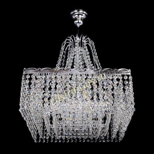 Люстра Квадрат Оптикон с подвесом в Химках Гусь Хрустальный