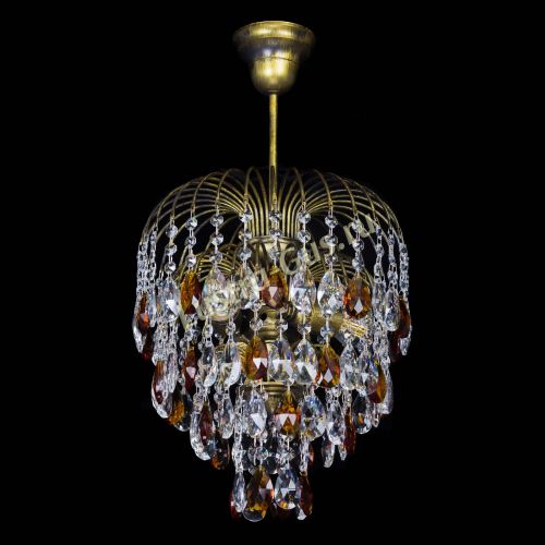 Люстра Лора №3 под бронзу чайная в Химках Гусь Хрустальный