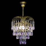 Люстра Лора №3 под бронзу фиолетовая в Химках