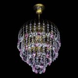 Люстра Лора №3 под бронзу розовая в Химках