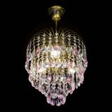 Люстра Лора №3 под бронзу розовая в Химках