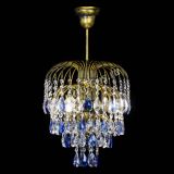 Люстра Лора №3 под бронзу синяя в Химках