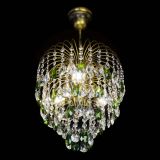 Люстра Лора №3 под бронзу зеленая в Химках