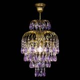 Люстра Лора №3 журавлик Фиолетовая под бронзу в Химках Люстра Лора №3 журавлик Фиолетовая под бронзу в Химках