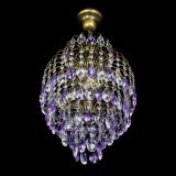 Люстра Лора №3 журавлик Фиолетовая под бронзу в Химках Люстра Лора №3 журавлик Фиолетовая под бронзу в Химках