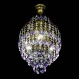 Люстра Лора №3 журавлик Фиолетовая под бронзу в Химках Люстра Лора №3 журавлик Фиолетовая под бронзу в Химках