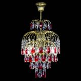 Люстра Лора №3 журавлик Красная под бронзу в Химках