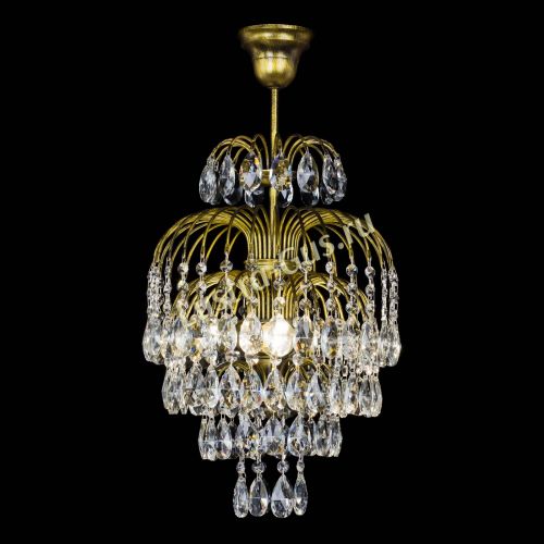 Люстра Лора №3 журавлик под бронзу в Химках Гусь Хрустальный