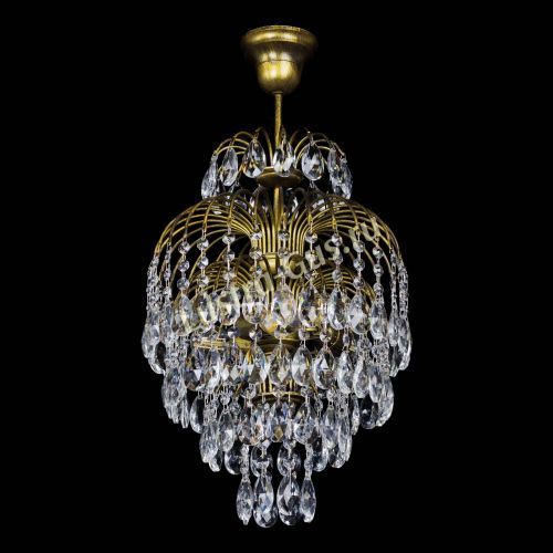 Люстра Лора №3 журавлик под бронзу в Химках Гусь Хрустальный