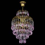 Люстра Лора №3 журавлик Розовая под бронзу в Химках