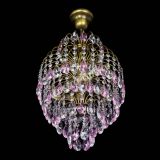 Люстра Лора №3 журавлик Розовая под бронзу в Химках