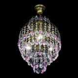 Люстра Лора №3 журавлик Розовая под бронзу в Химках