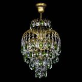 Люстра Лора №3 журавлик Зеленая под бронзу в Химках