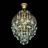 Люстра Лора №3 журавлик Зеленая под бронзу в Химках