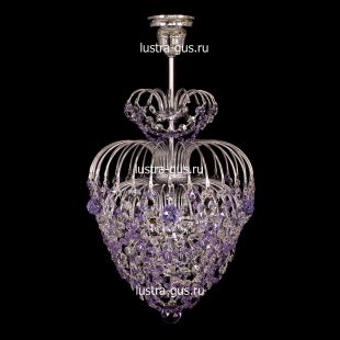  Люстра Лора оптикон сиреневая