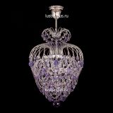 Люстра Лора оптикон сиреневая в Химках