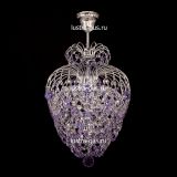Люстра Лора оптикон сиреневая в Химках