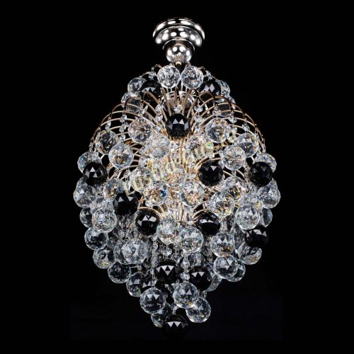 Люстра Лора Шар 40 черная в Химках Гусь Хрустальный