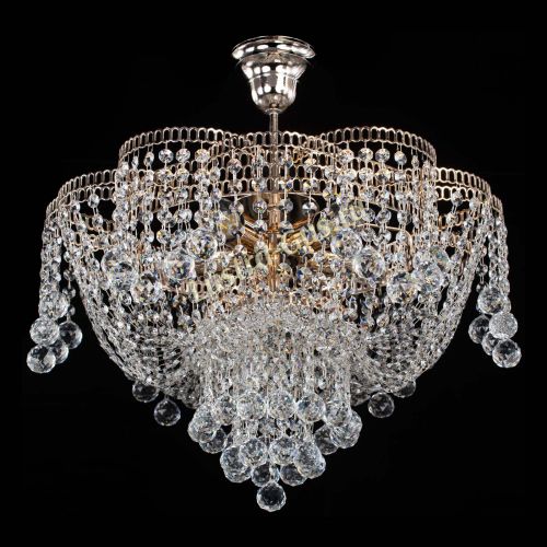 Люстра Лотос Анна с подвесом в Химках Гусь Хрустальный