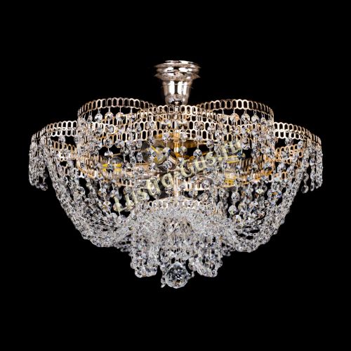 Люстра Лотос Пион с подвесом в Химках Гусь Хрустальный