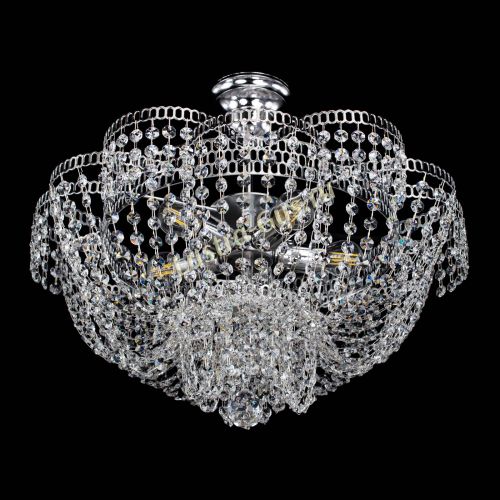 Люстра Лотос Пион с подвесом в Химках Гусь Хрустальный