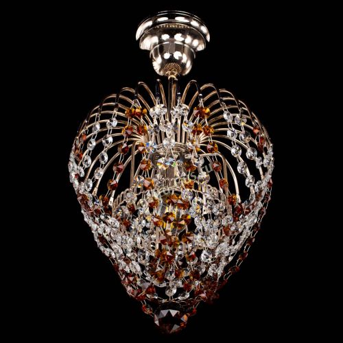 Люстра Малинка обтикон чайная в Химках Гусь Хрустальный