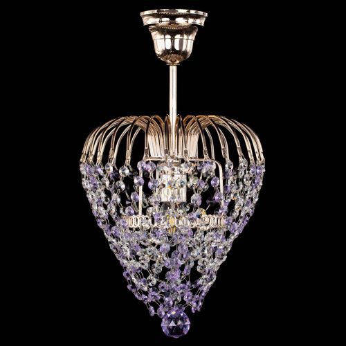 Люстра Малинка обтикон фиолетовая в Химках Люстра Малинка обтикон фиолетовая в Химках