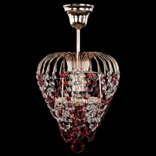 Люстра Малинка обтикон красная