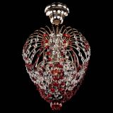 Люстра Малинка обтикон красная в Химках