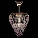 Люстра Малинка обтикон розовая в Химках