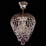 Люстра Малинка обтикон розовая в Химках