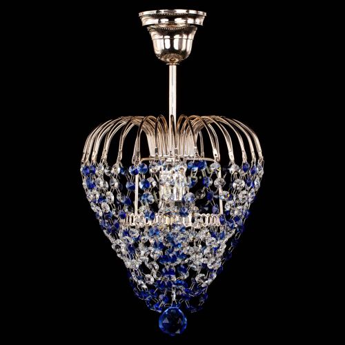Люстра Малинка обтикон синяя в Химках Люстра Малинка обтикон синяя в Химках