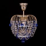 Люстра Малинка шар синяя в Химках