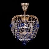 Люстра Малинка шар синяя в Химках