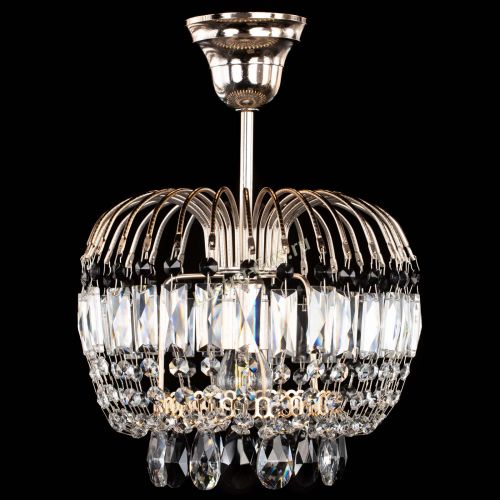 Люстра Малинка черная в Химках Гусь Хрустальный