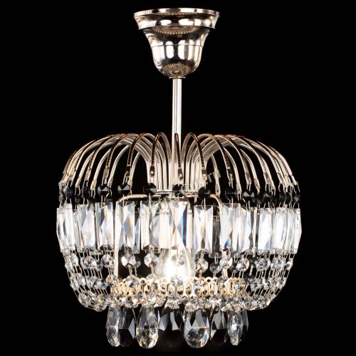 Люстра Малинка черная в Химках Гусь Хрустальный